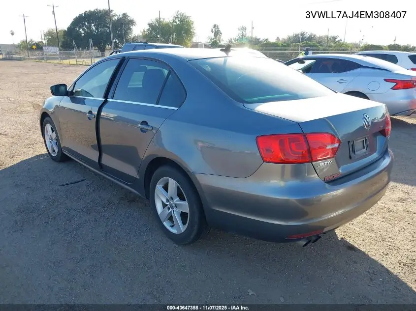 3VWLL7AJ4EM308407 2014 Volkswagen Jetta 2.0L Tdi