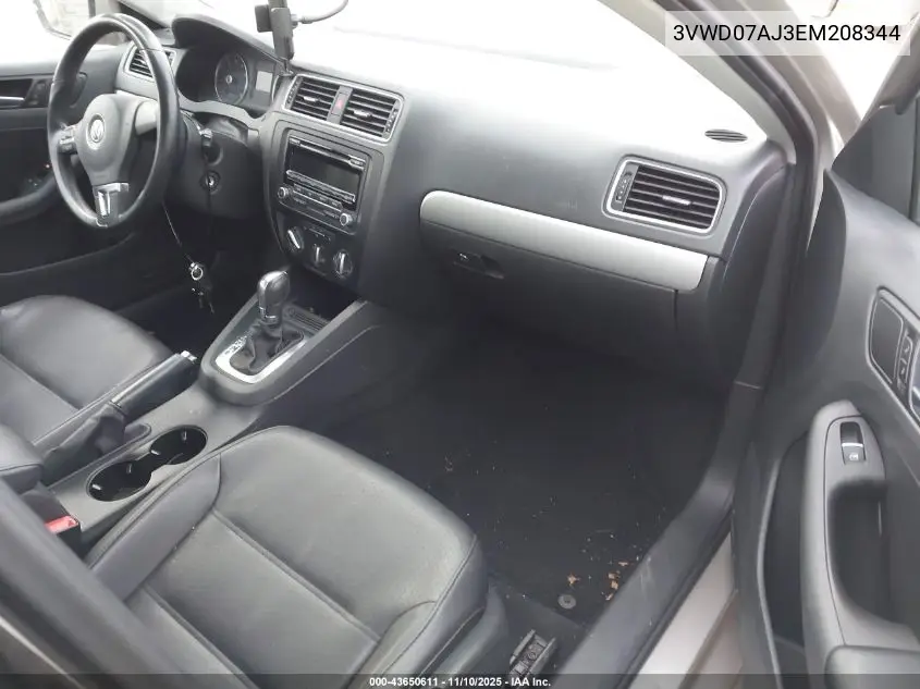 3VWD07AJ3EM208344 2014 Volkswagen Jetta 1.8T Se