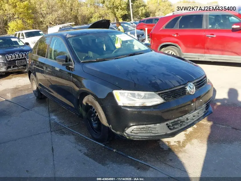 3VW2K7AJ2EM435400 2014 Volkswagen Jetta 2.0L S