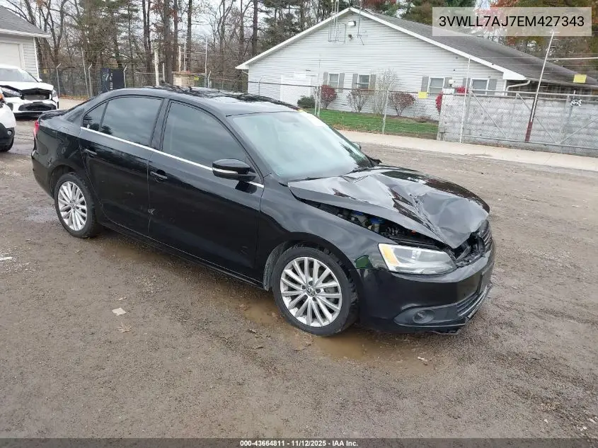3VWLL7AJ7EM427343 2014 Volkswagen Jetta 2.0L Tdi