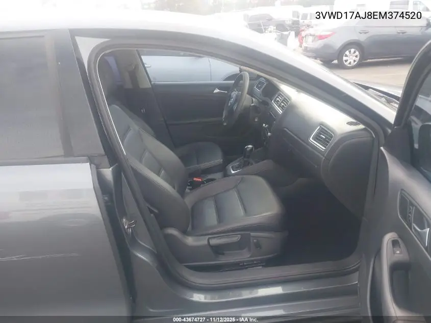 3VWD17AJ8EM374520 2014 Volkswagen Jetta 1.8T Se
