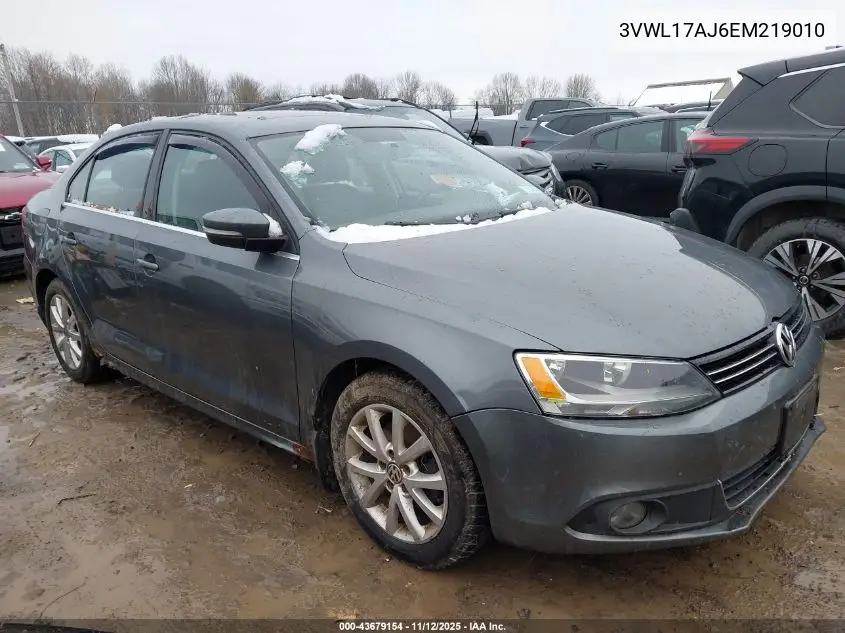 3VWL17AJ6EM219010 2014 Volkswagen Jetta 1.8T Sel