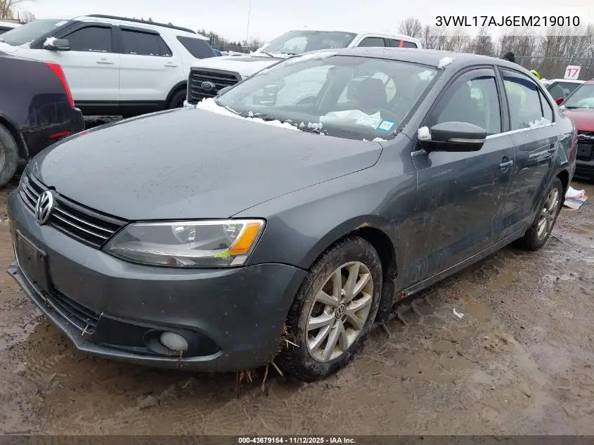 3VWL17AJ6EM219010 2014 Volkswagen Jetta 1.8T Sel