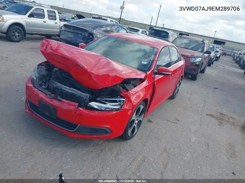 3VWD07AJ9EM289706 2014 Volkswagen Jetta 1.8T Se