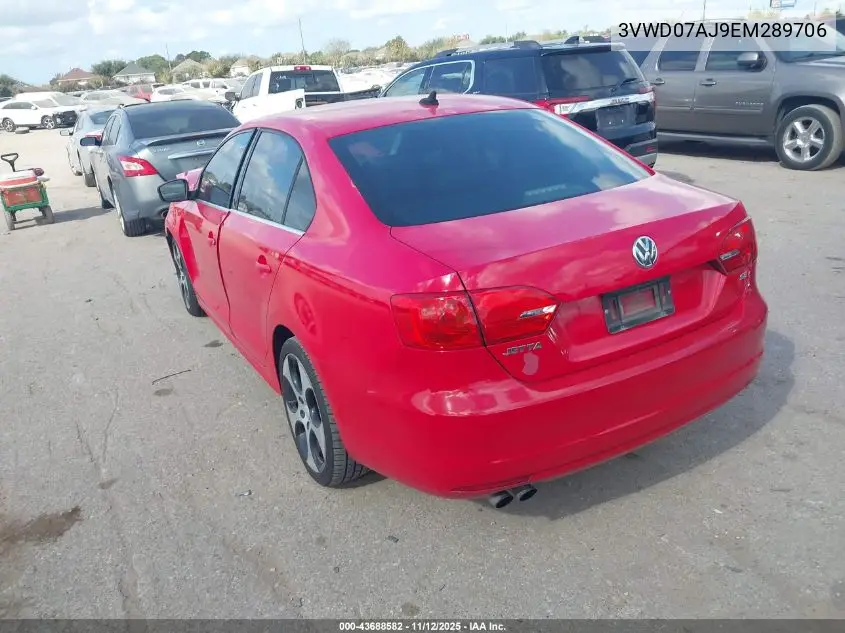 3VWD07AJ9EM289706 2014 Volkswagen Jetta 1.8T Se