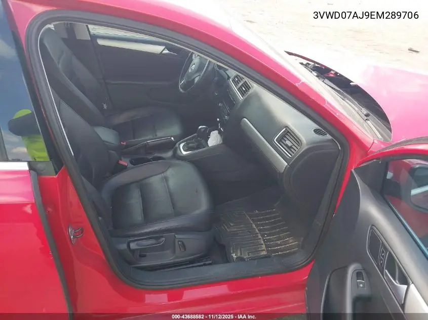 3VWD07AJ9EM289706 2014 Volkswagen Jetta 1.8T Se