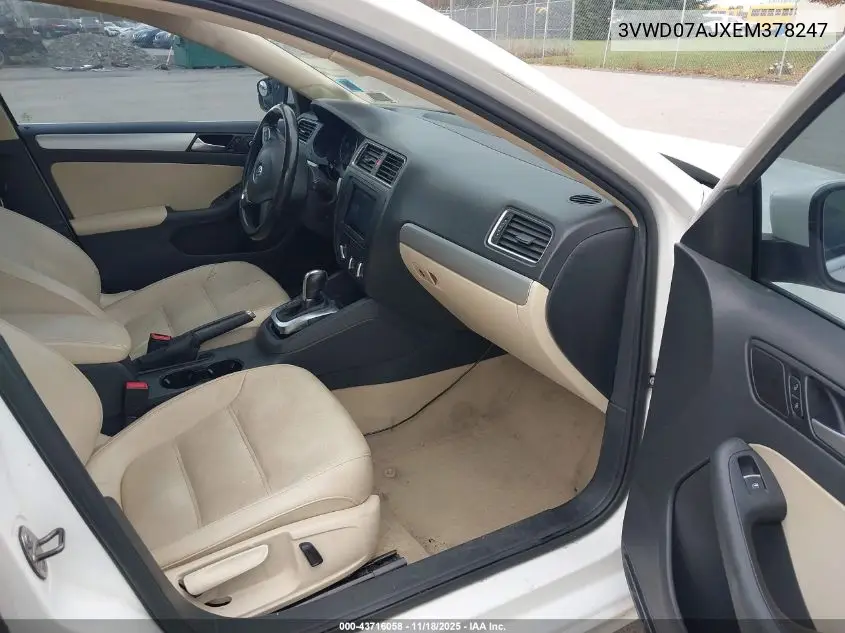 3VWD07AJXEM378247 2014 Volkswagen Jetta 1.8T Se