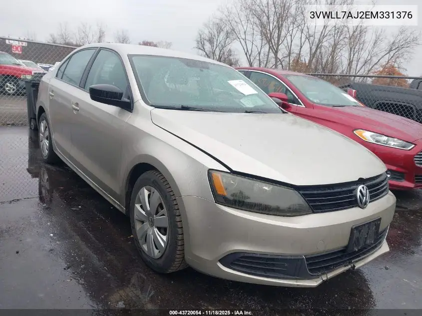 3VWLL7AJ2EM331376 2014 Volkswagen Jetta 2.0L Tdi Value Edition