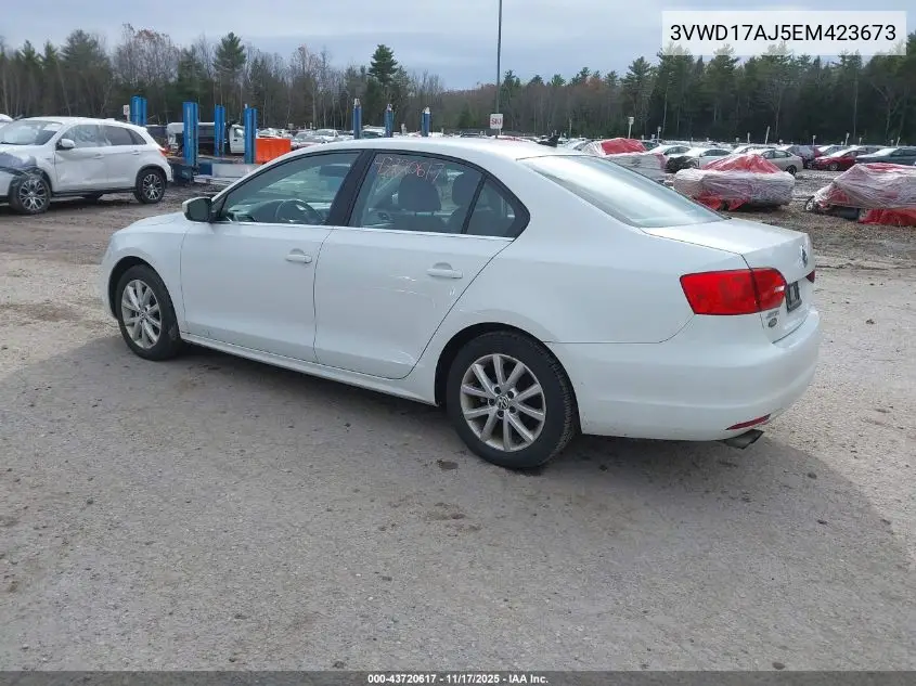 3VWD17AJ5EM423673 2014 Volkswagen Jetta 1.8T Se