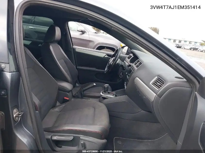 3VW4T7AJ1EM351414 2014 Volkswagen Jetta Gli