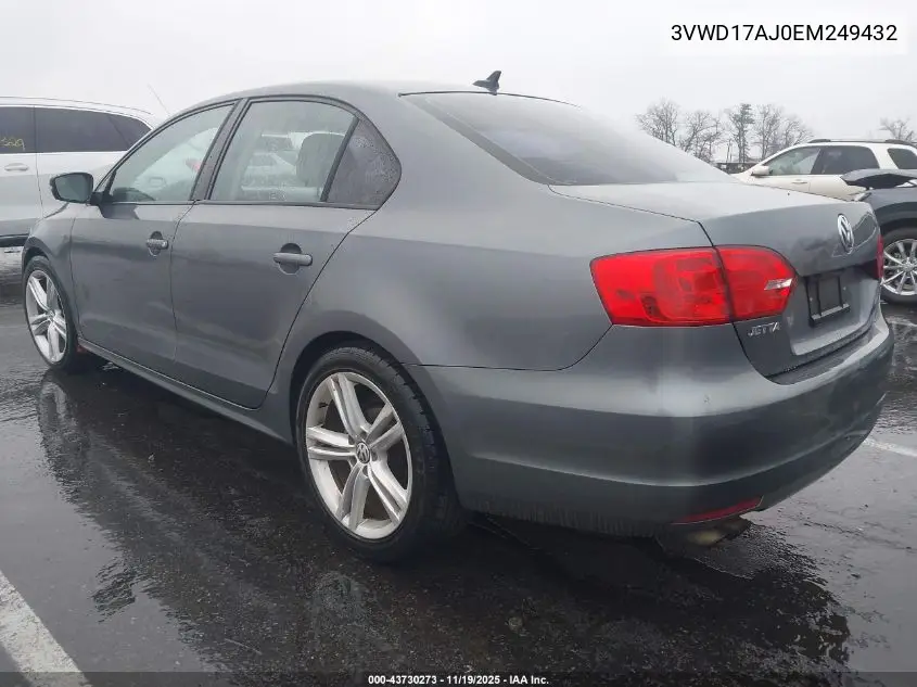 3VWD17AJ0EM249432 2014 Volkswagen Jetta 1.8T Se