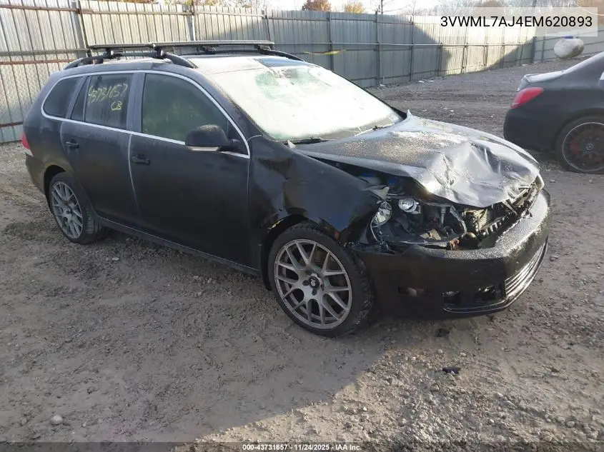 3VWML7AJ4EM620893 2014 Volkswagen Jetta Sportwagen 2.0L Tdi