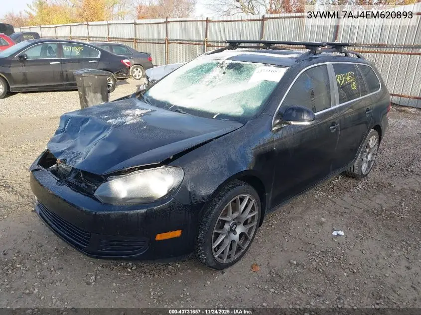 3VWML7AJ4EM620893 2014 Volkswagen Jetta Sportwagen 2.0L Tdi