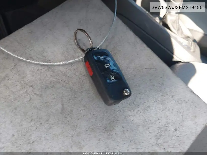3VW637AJ3EM219456 2014 Volkswagen Jetta Hybrid Sel