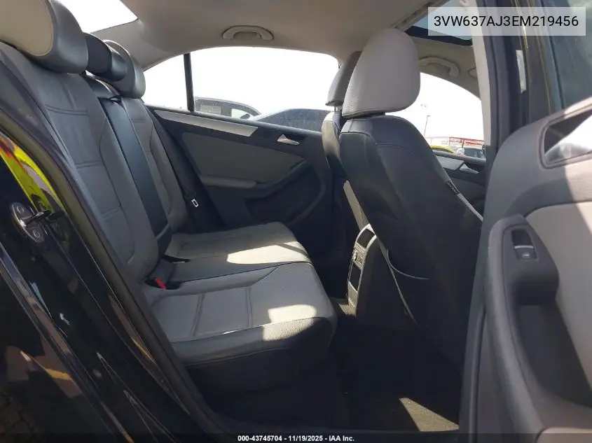 3VW637AJ3EM219456 2014 Volkswagen Jetta Hybrid Sel