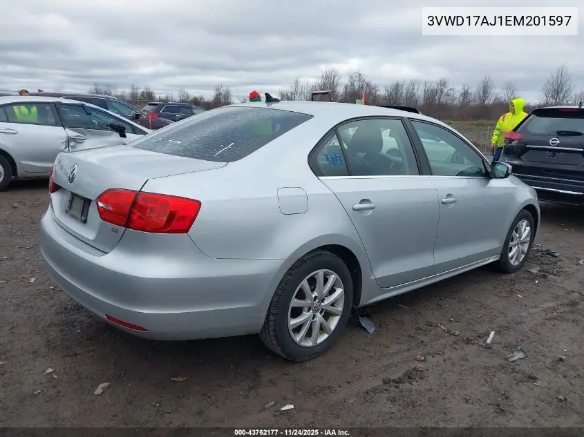3VWD17AJ1EM201597 2014 Volkswagen Jetta 1.8T Se