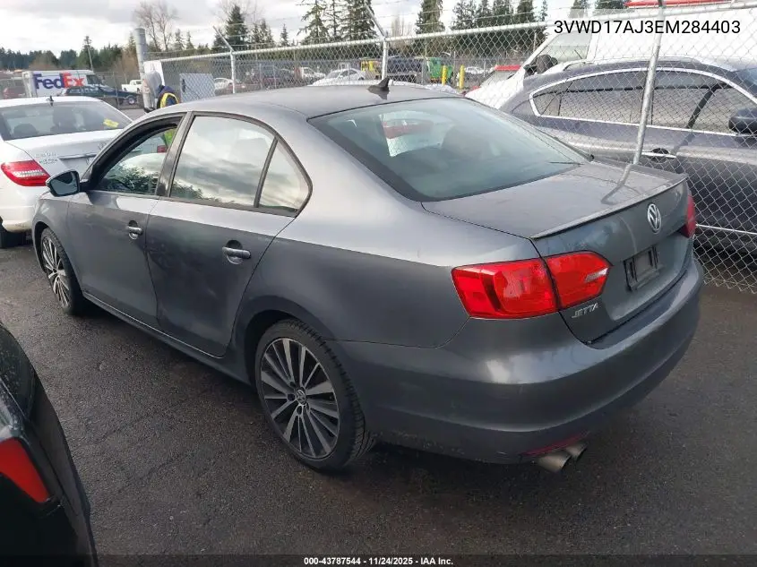 3VWD17AJ3EM284403 2014 Volkswagen Jetta 1.8T Se