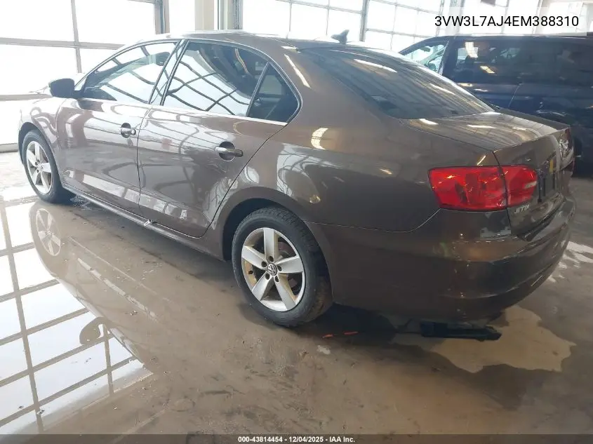 3VW3L7AJ4EM388310 2014 Volkswagen Jetta 2.0L Tdi