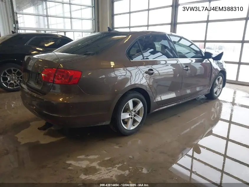 3VW3L7AJ4EM388310 2014 Volkswagen Jetta 2.0L Tdi
