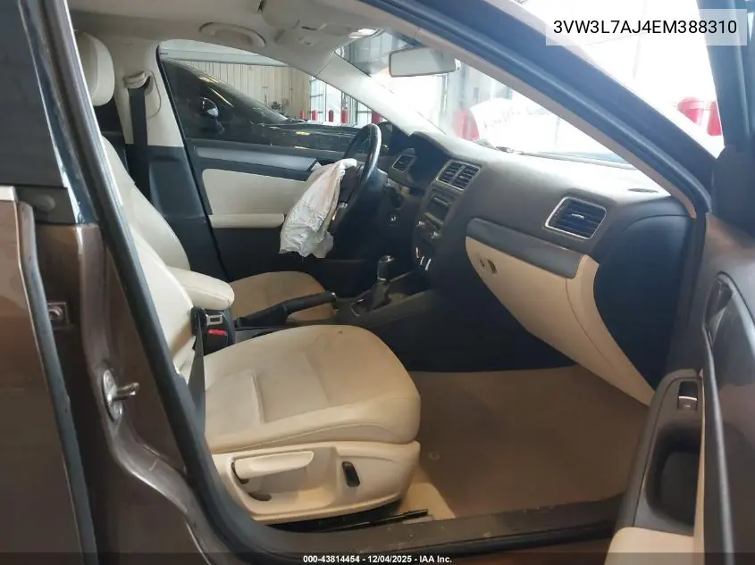 3VW3L7AJ4EM388310 2014 Volkswagen Jetta 2.0L Tdi