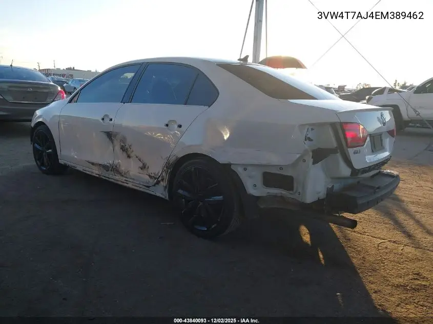 3VW4T7AJ4EM389462 2014 Volkswagen Jetta Gli Autobahn