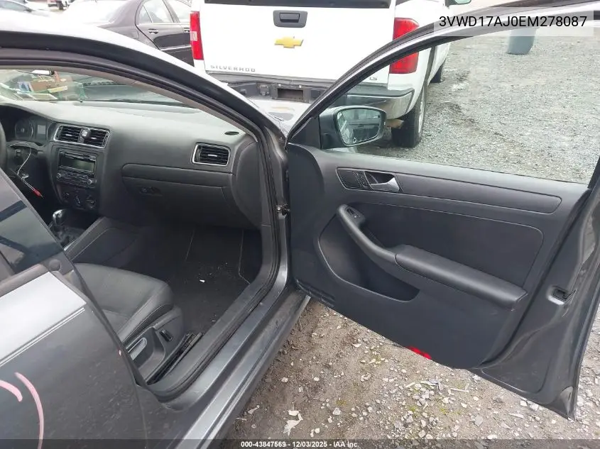 3VWD17AJ0EM278087 2014 Volkswagen Jetta 1.8T Se