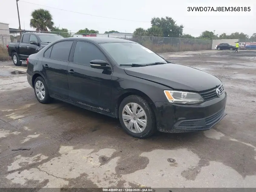3VWD07AJ8EM368185 2014 Volkswagen Jetta 1.8T Se