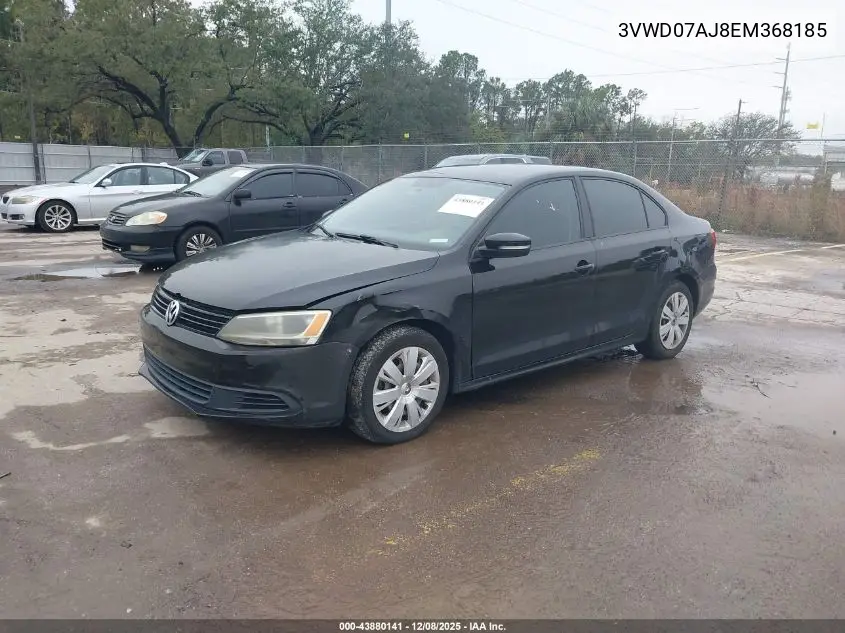 3VWD07AJ8EM368185 2014 Volkswagen Jetta 1.8T Se