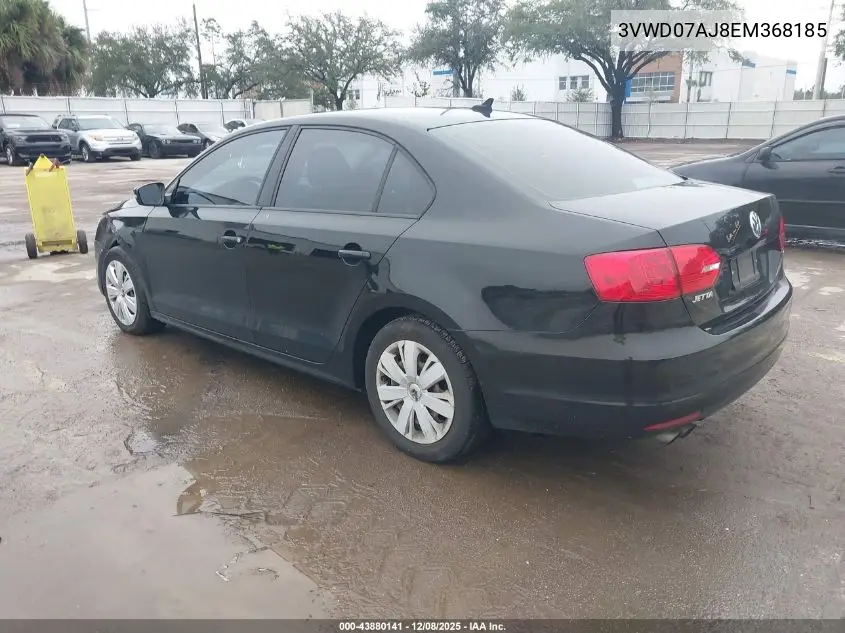 3VWD07AJ8EM368185 2014 Volkswagen Jetta 1.8T Se