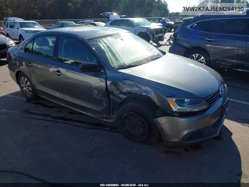 3VW2K7AJ5EM294130 2014 Volkswagen Jetta 2.0L S