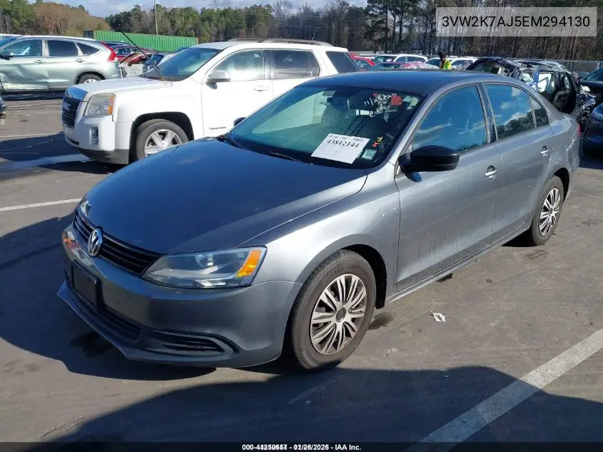 3VW2K7AJ5EM294130 2014 Volkswagen Jetta 2.0L S