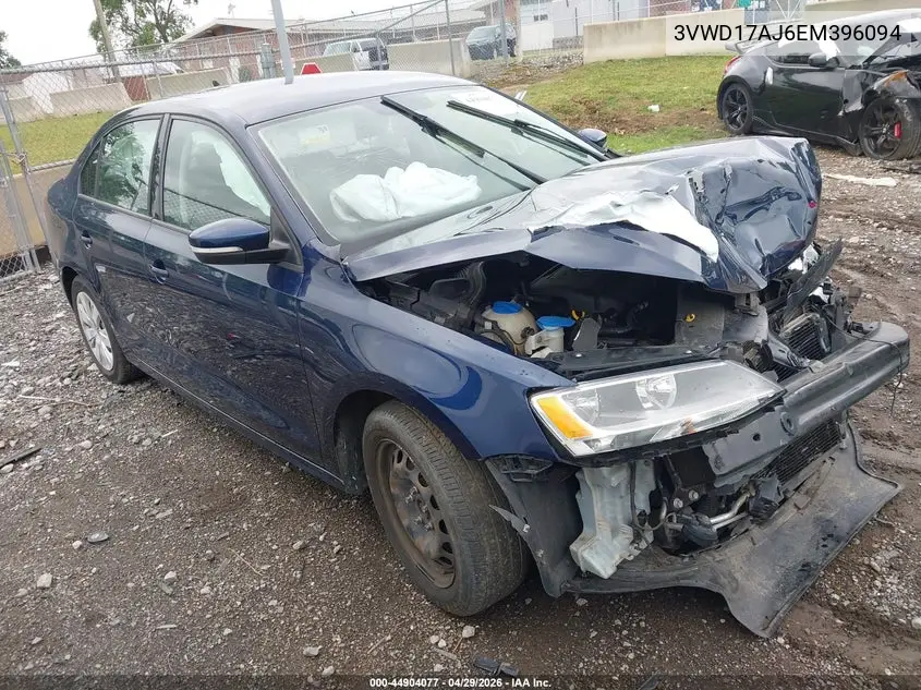 3VWD17AJ6EM396094 2014 Volkswagen Jetta 1.8T Se