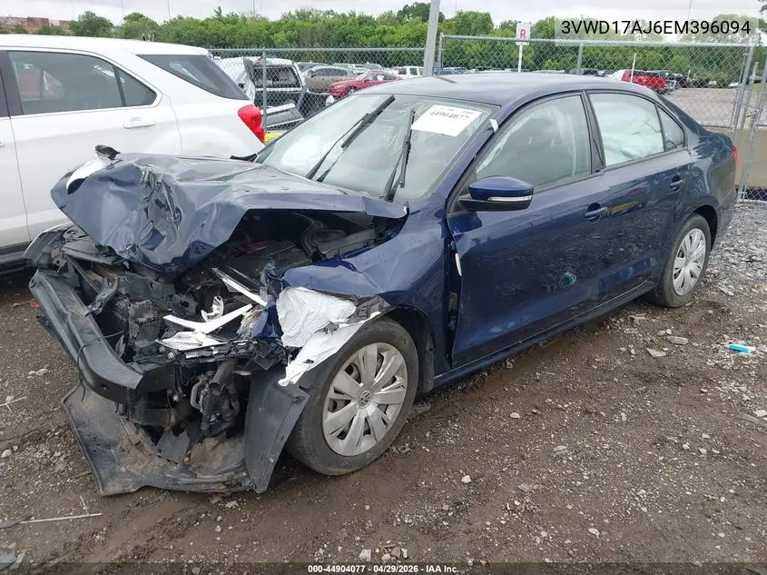 3VWD17AJ6EM396094 2014 Volkswagen Jetta 1.8T Se