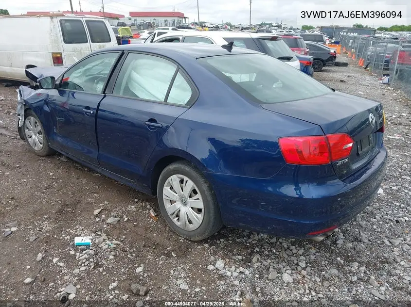 3VWD17AJ6EM396094 2014 Volkswagen Jetta 1.8T Se