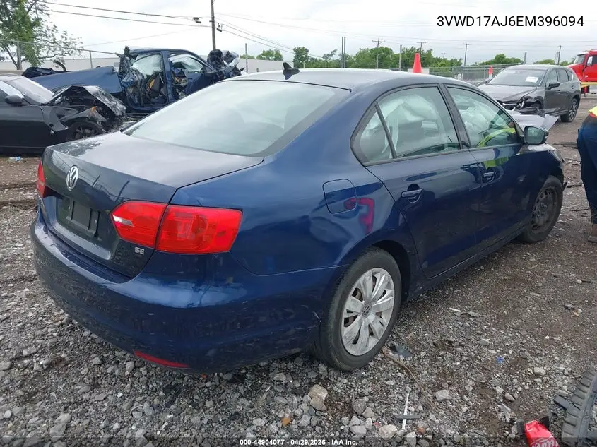 3VWD17AJ6EM396094 2014 Volkswagen Jetta 1.8T Se