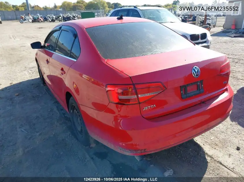 3VWL07AJ6FM235552 2015 Volkswagen Jetta 1.8 Tsi Highline