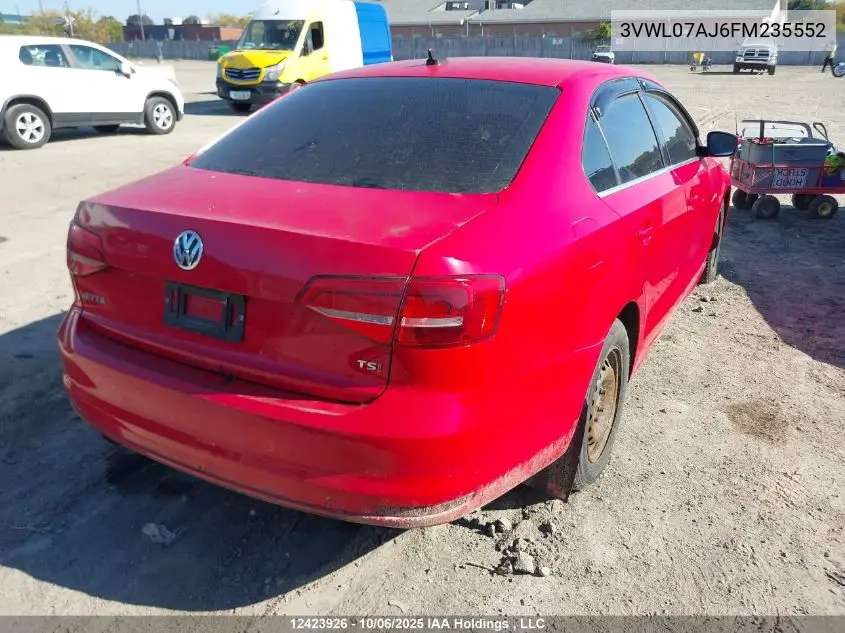 3VWL07AJ6FM235552 2015 Volkswagen Jetta 1.8 Tsi Highline