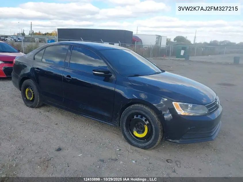 3VW2K7AJ2FM327215 2015 Volkswagen Jetta 2.0L Trendline/2.0L Trendline+