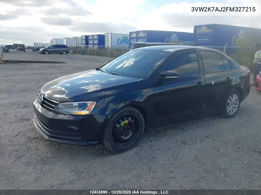 3VW2K7AJ2FM327215 2015 Volkswagen Jetta 2.0L Trendline/2.0L Trendline+