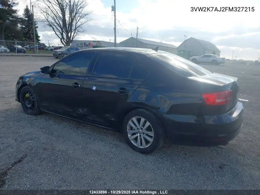 3VW2K7AJ2FM327215 2015 Volkswagen Jetta 2.0L Trendline/2.0L Trendline+