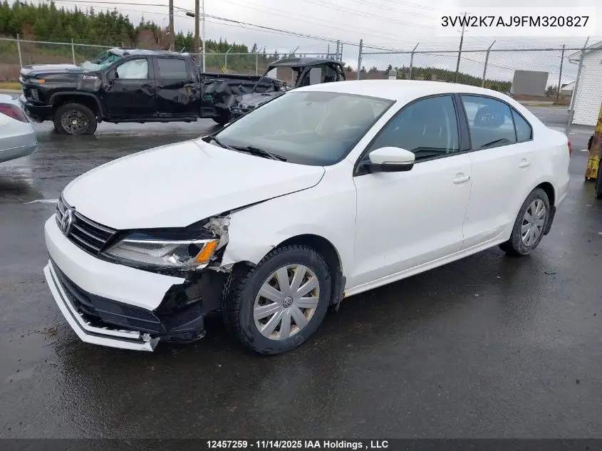 3VW2K7AJ9FM320827 2015 Volkswagen Jetta 2.0L Trendline/2.0L Trendline+