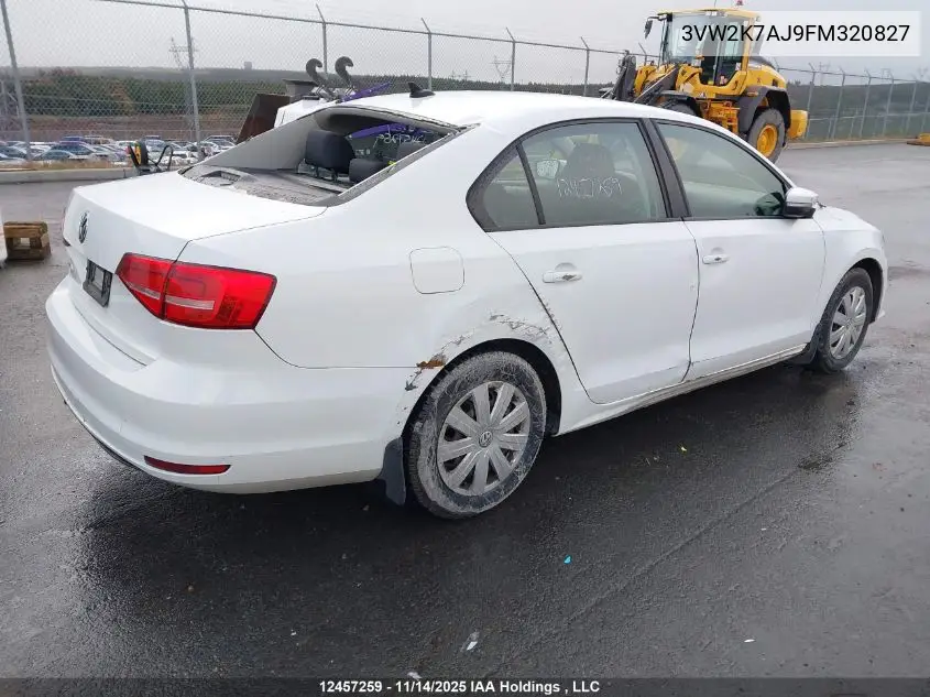 3VW2K7AJ9FM320827 2015 Volkswagen Jetta 2.0L Trendline/2.0L Trendline+
