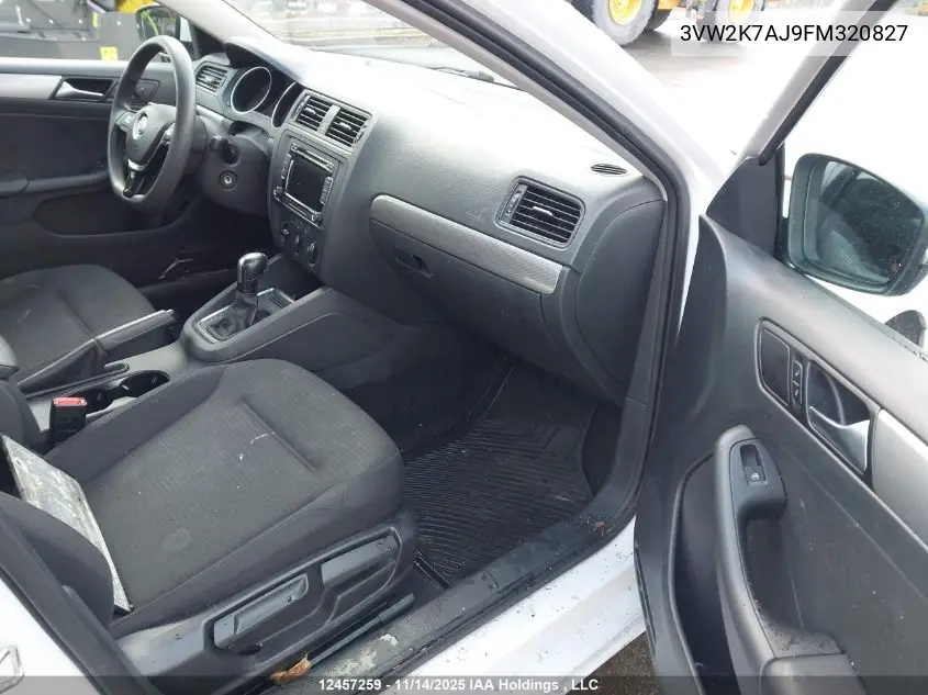 3VW2K7AJ9FM320827 2015 Volkswagen Jetta 2.0L Trendline/2.0L Trendline+