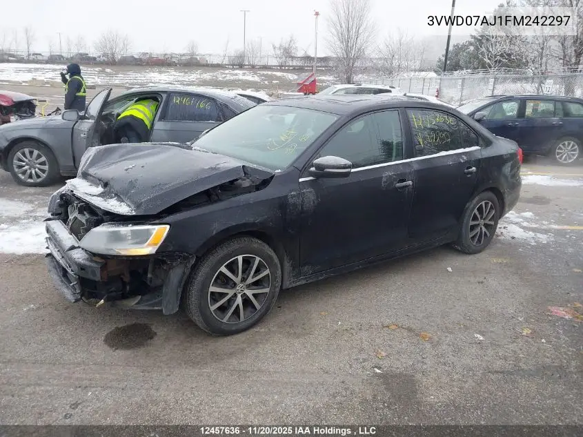 3VWD07AJ1FM242297 2015 Volkswagen Jetta Se