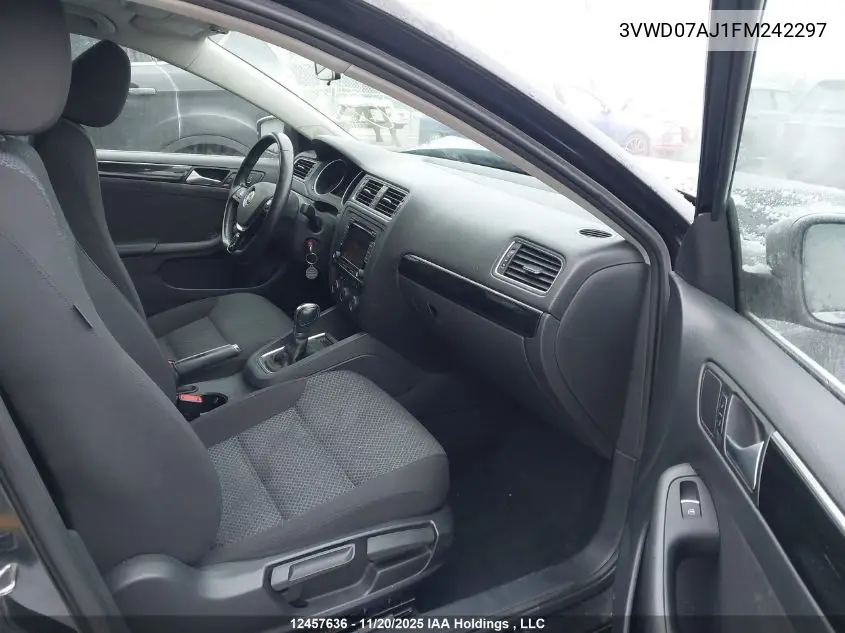 3VWD07AJ1FM242297 2015 Volkswagen Jetta Se