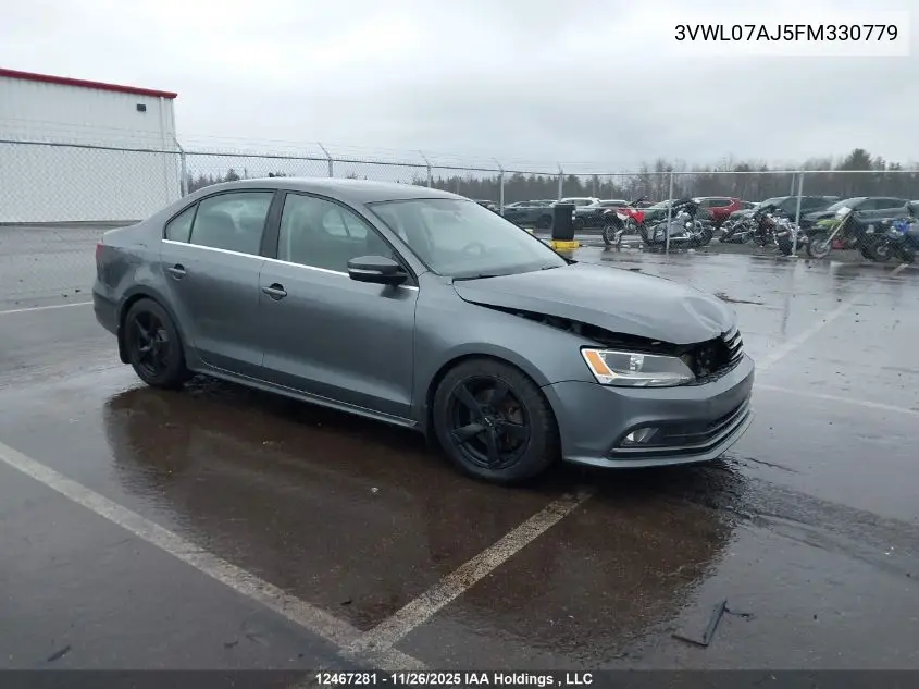 3VWL07AJ5FM330779 2015 Volkswagen Jetta 1.8 Tsi Highline