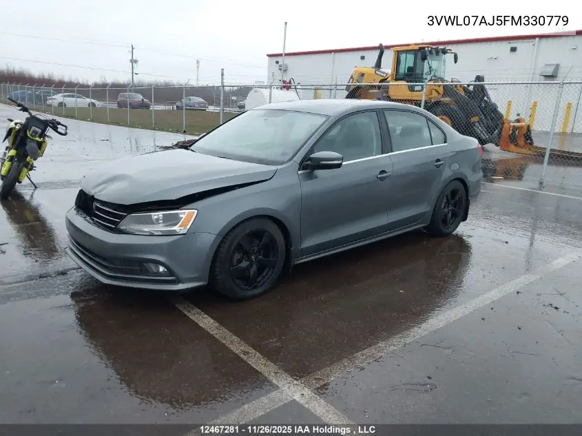 3VWL07AJ5FM330779 2015 Volkswagen Jetta 1.8 Tsi Highline