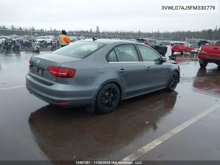 3VWL07AJ5FM330779 2015 Volkswagen Jetta 1.8 Tsi Highline