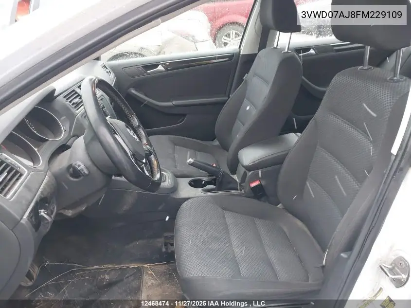 3VWD07AJ8FM229109 2015 Volkswagen Jetta Se