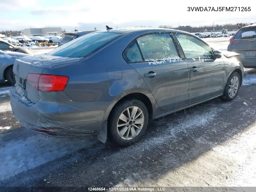 3VWDA7AJ5FM271265 2015 Volkswagen Jetta Tdi